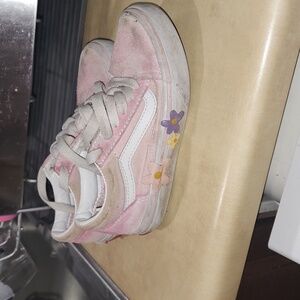 Pink girl vans size 12
